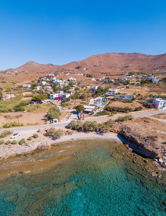 Flora'S Beach And Pool Villa In Syros Liaropá Dış mekan fotoğraf