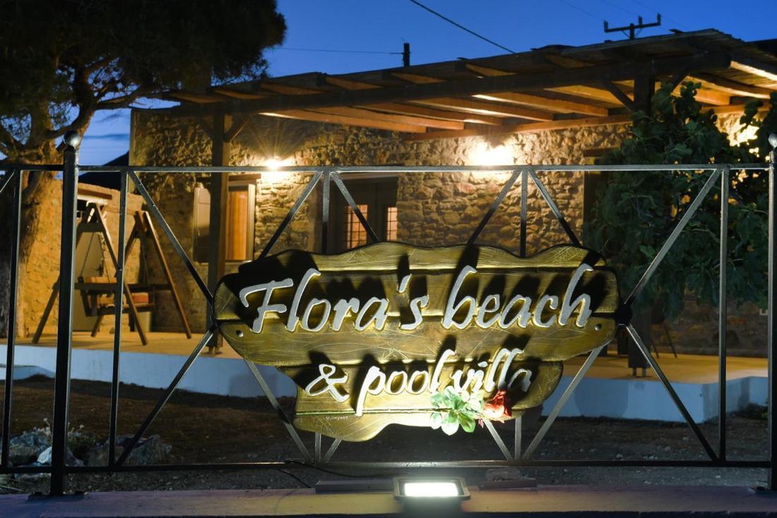 Flora'S Beach And Pool Villa In Syros Liaropá Dış mekan fotoğraf