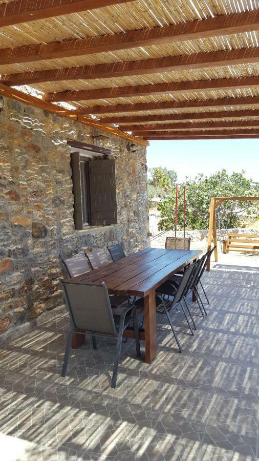 Flora'S Beach And Pool Villa In Syros Liaropá Dış mekan fotoğraf